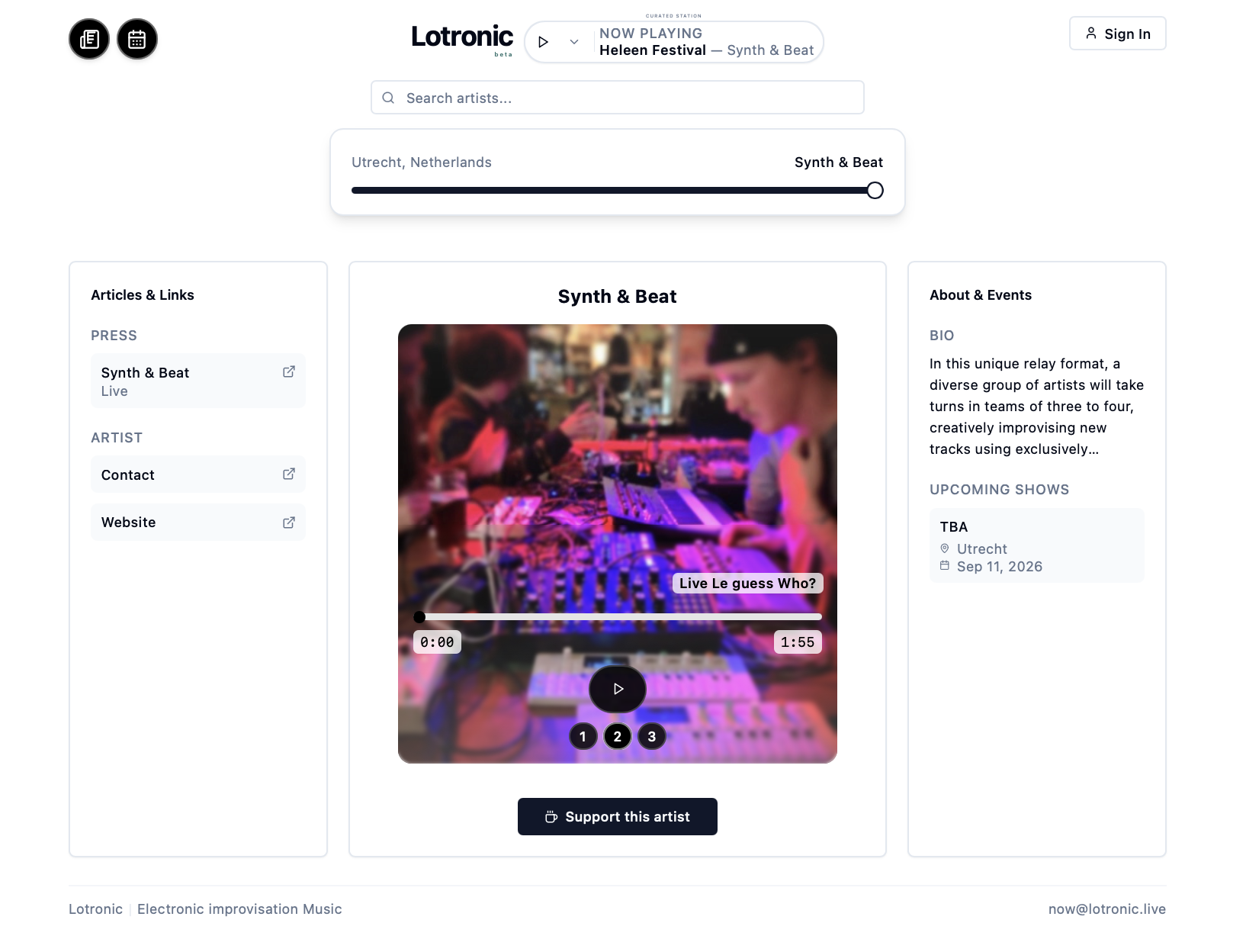 Lotronic.live platform